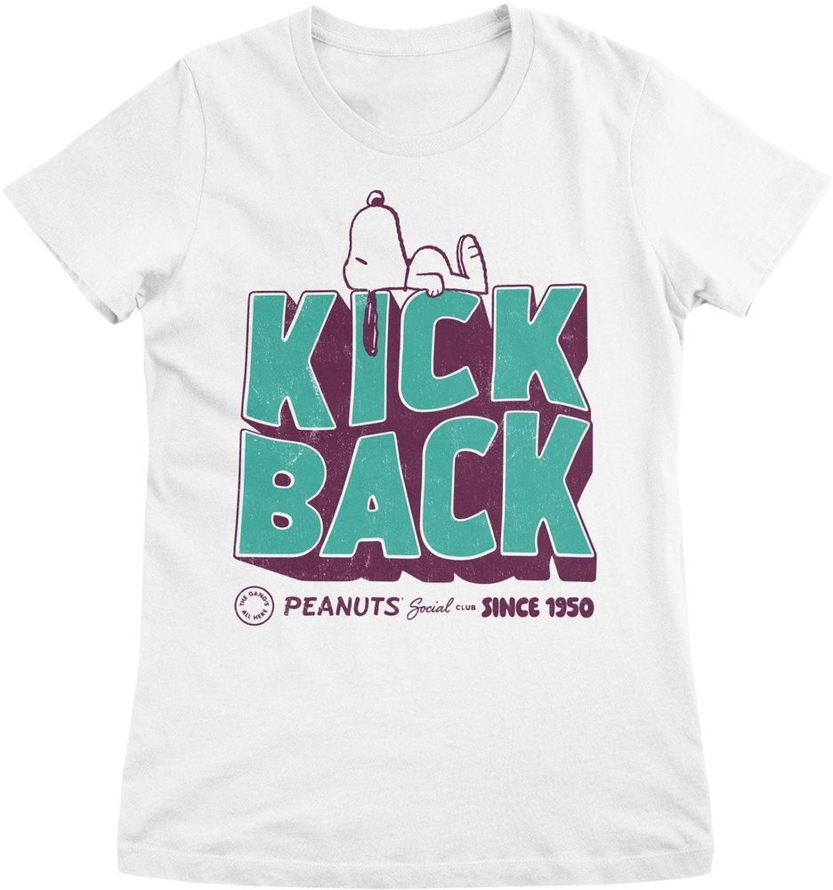 Женская футболка Peanuts Damen Kick Back Social Club для девочек PNC-5-PN006-H85-11