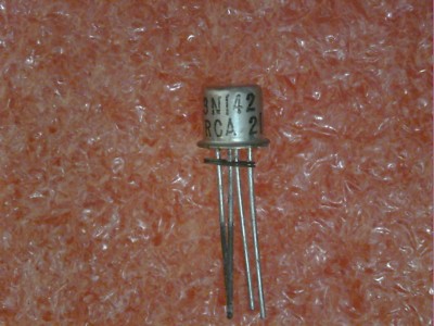 2 PC RCA 3N142 N-CHANNEL SILICON INSULATED-GATE FIELD-EFFECT MOS TRANSISTOR TO72