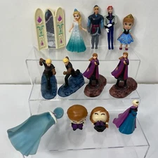 Disney Frozen Figure Lot Magiclip Elsa Ana Han Kristoff Mashem Cake Toppers
