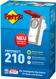 Avm Fritz!Dect 210 Intelligente Outdoor Steckdose-image