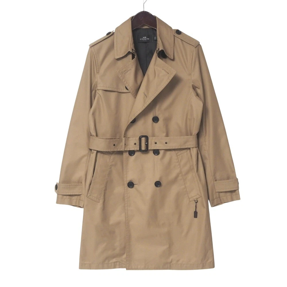 Trench coat COACH come nuovo taglia M cappotto con cintura abbigliamento di marca s mano 20250...