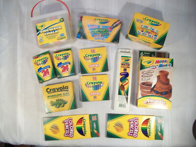 CRAYOLA FUN PACK - 12 DIFFERENT ITEMS ALL IN 1 BOX
