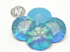 Ultra Light Blue AB UNF 27mm Swarovski 1201 Dentelle Rivoli Stone