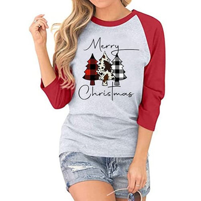 Women Buffalo Plaid Christmas Shirt 