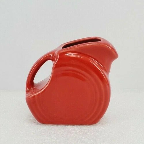 MINI DISK PITCHER creamer Scarlet red NEW FIESTA  5 OZ.