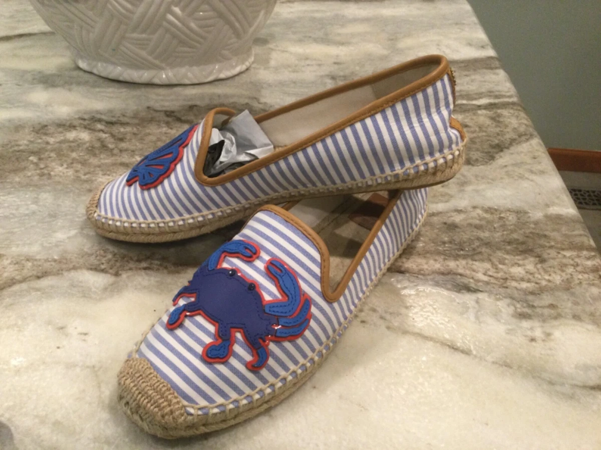 Tory burch store striped espadrilles