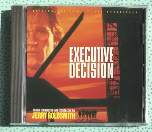 EXECUTIVE DECISION Original Soundtrack cd 1996 Jerry Goldsmith   MINT!!
