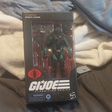 GI Joe Classified Cobra Night Viper Figure Hasbro New In Box Complete