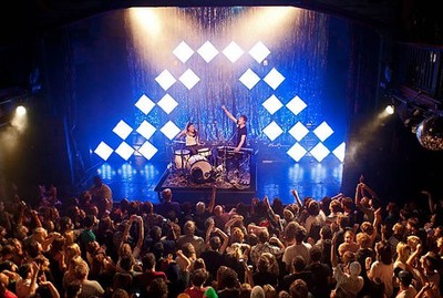 Dance punk duo Kim Schifino Matt Johnson of Matt & Kim perform at - Old Photo 1