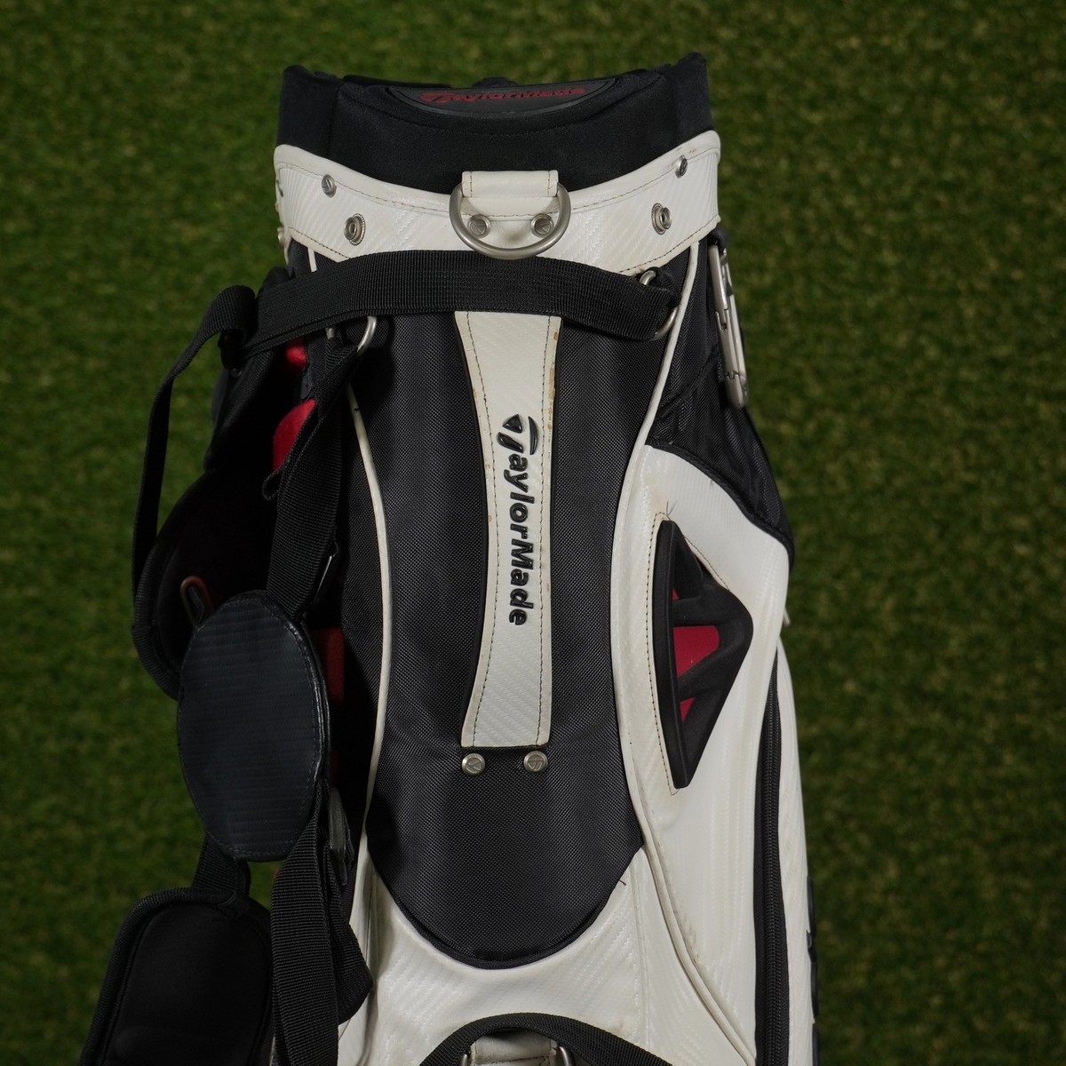TaylorMade Premium R9 Stand Golf Bag Black/White/Red 8-Way Divider