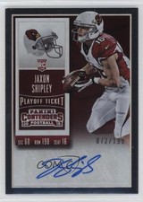 2015 Panini Contenders Rookie Playoff Ticket 72/199 Jaxon Shipley #258 Auto 7eo