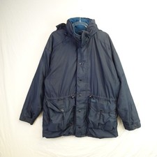 Musto Snugs Jacket Mens Large Navy Blue Fleece Lined Sailing Polartec