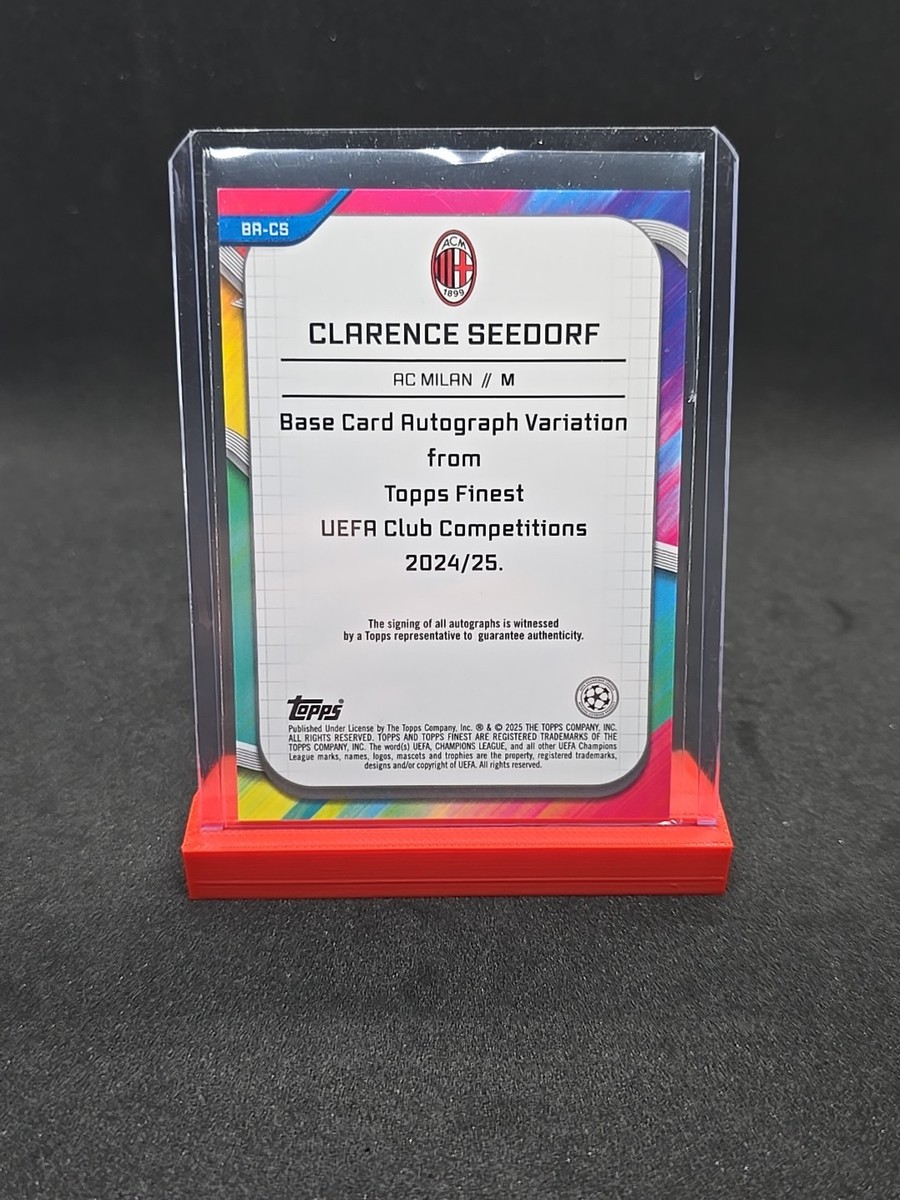 Clarence Seedorf 2024-25 Topps Finest Auto /25 | eBay