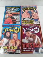 Vintage The Ring  Boxing Magazine x 4 - 2002 - 2003 - Tyson vs Lewis and more