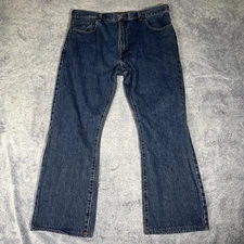 Levi's 517 Bootcut Jeans Men's 38 x 32 (30.5) Pockets Medium Wash 100% Cotton