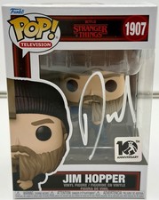 David Harbour Signed Jim Hopper Funko Pop Str...