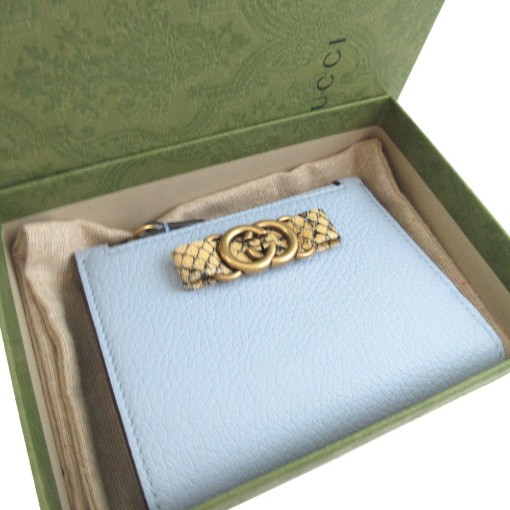 Gucci Interlocking G Leather Python Ribbon Light … - image 2