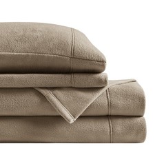 Micro Fleece Bed Set, Warm, Sheets with 14" Deep Pocket, for Cold Season Cozy...