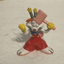 Vintage 1987 Disney/Amblin Who Framed Roger Rabbit PVC Figurine Cake Topped
