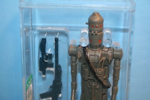 FIGURAS DE COLECCIÓN STAR WARS GRADO AFA IG-88 80+NM+ 80 HK ARMA KENNER - Imagen 2 de 11