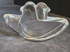 Kosta Clear Glass Love Birds Figurine — photo 1