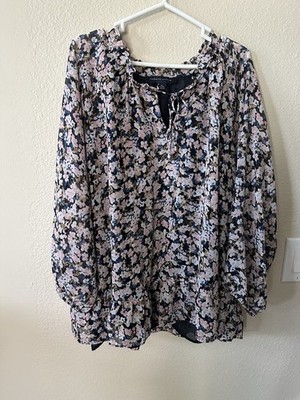 Tommy Hilfiger Women's Floral Blouse Size XL/ NWOT 1121