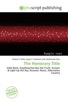 Frederic P. Miller (U. A.) | The Honorary Title | Taschenbuch | Englisch (2026)