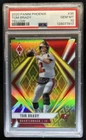 2020 Panini Phoenix Tom Brady Yellow #/75 Buccaneers PSA 10 GEM MINT