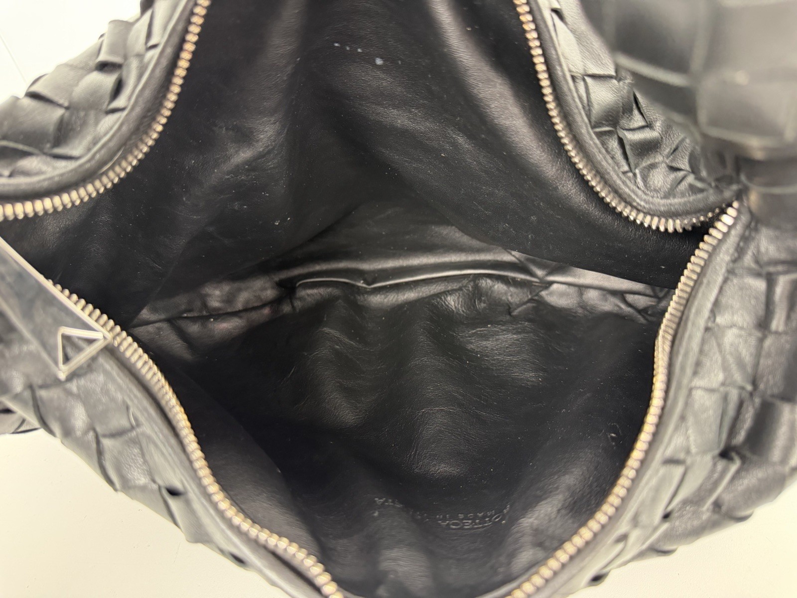 Bottega Veneta Jodie Small Bag in Black Intrecciato Leather D4 thumbnail 10