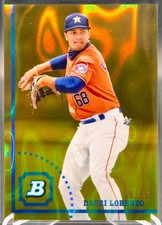 2022 Bowman Heritage Dauri Lorenzo #BHPC-42 Chrome Gold Lava Refractor /50