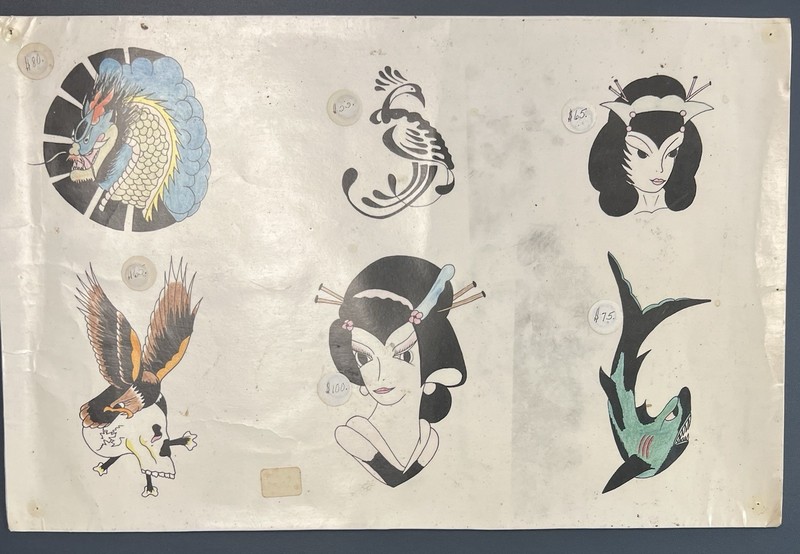 Unknown Artist Vintage Flash Sheet From Old Studio Walls