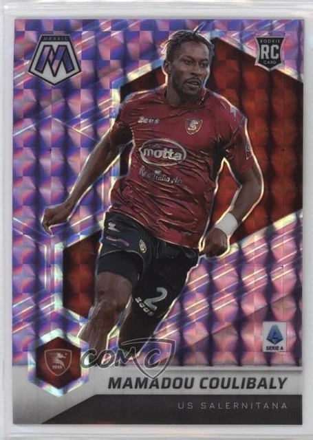 2021-22 Panini Mosaic Serie A Purple Prizm 20/49 Mamadou Coulibaly #55 ux1