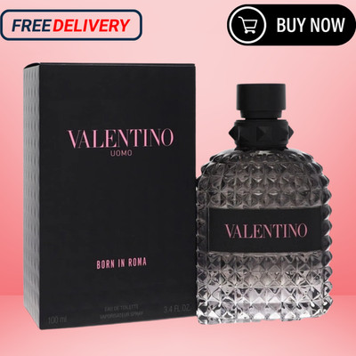 Valentino Uomo Born In Roma EDT Spray for Men - 3.4 oz/100 ml