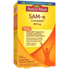 Nature Made SAM-e Complete 400mg 36ct Dietary Supplement - Exp 2026+