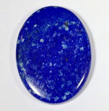 63 Ct 6X27X37 mm Natural Blue Lapis Lazuli Cabochon Untreated Gemstone KM-68