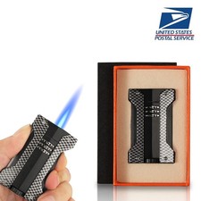 Galiner Single Jet Flame Torch Cigar Lighter Butane Refillable Metal Windproof