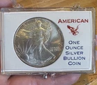 1986 US Fine Silver Dollar Walking Liberty American Eagle 1oz