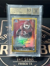 2015 Topps Chrome Rookie Gold Refractor Auto #RCRATG Todd Gurley BGS 9.5 #/75