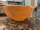Vintage Pyrex 2-1/2 Qt 2.5 #443 Woodland Cinderella Mixing Bowl Tan