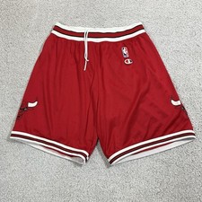 Pantaloncini Chicago Bulls uomo L Red Champion vintage basket NBA anni 90 allenamento