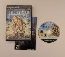 Final Fantasy XII PS2 Complete CIB w/ Manual Tested or Untested (choose one