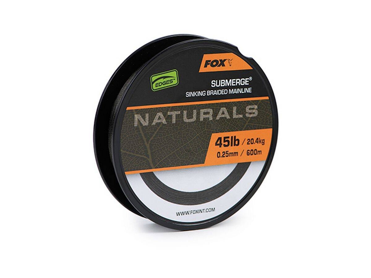 Fox Edges Naturals Braid 600m 0.25mm 45lb/20.4kg - Bild 2