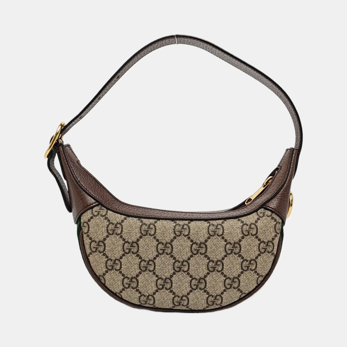 GUCCI GG GHW Ophidia Mini Bag Shoulder Bag Coated Canvas Brown | eBay