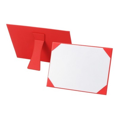 Für 8,5x11 Urkundenhalter mit Ständer, horizontale Dokumentenhalter, rot