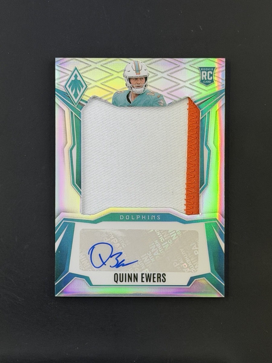 2025 PHOENIX FOOTBALL QUINN EWERS RC AUTO #RPS-QES ROOKIE PATCH