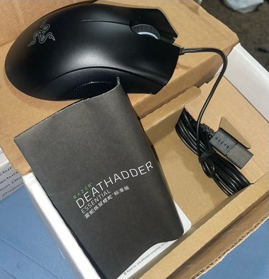Razer DeathAdder Essential Ergonomic Optical Wired USB Gaming Mouse Black