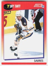 1991-92 Score Canadian English #49 Tony Tanti