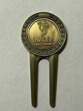 Wailea Golf Club Divot Tool  1" Coin Golf Marker - Maui, Hawaii - A Beauty 