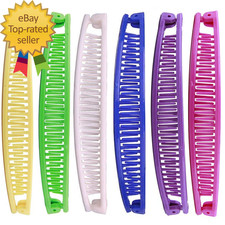 Banana Clips Hair for Women Vintage Large Bananas Hair Clip for Thick Fine Hair