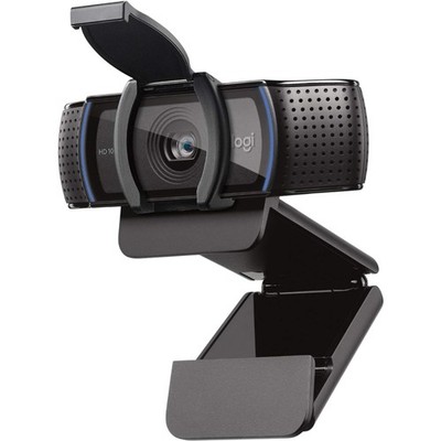 Webcam Full HD 1080p Stereo Audio Privacy Shutter Light Correction for Video